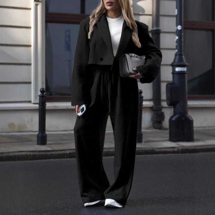 Kvinders afslappede jumpsuit i oversized stil med elastisk talje Skovae