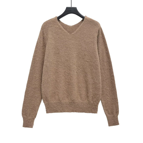 Femme Cozy V-Udskæring Pullover Stilla