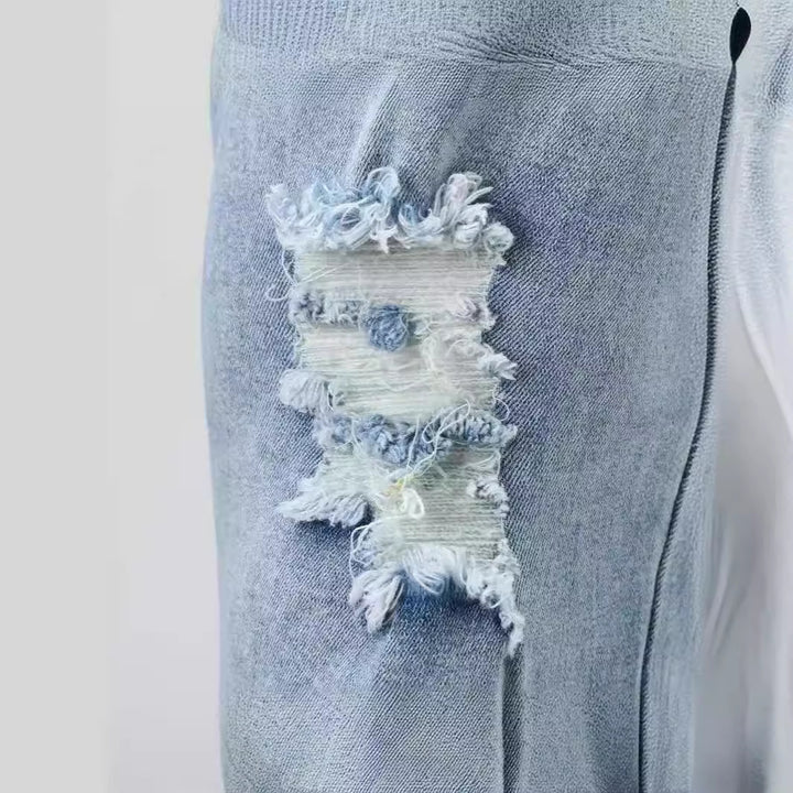 Herren Destroyed Jeans med moderne Distressed-effekter Skovae