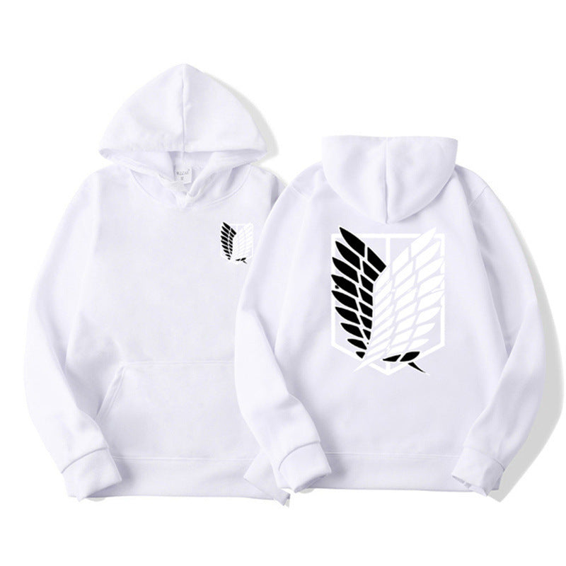 Kvinders hætte sweatshirt med klassisk anime design Skovae