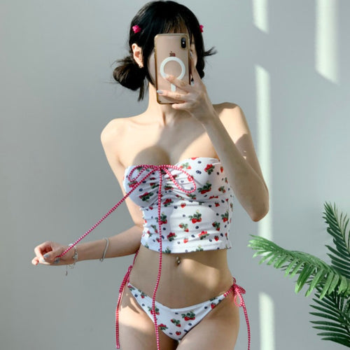 Femme Kirschmuster Bandeau Bikini Sæt Stilla