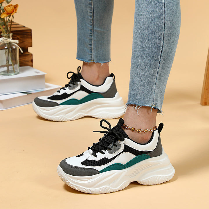 Dame Sporty Chunky Sneakers med dæmpende sål og åndbart overmateriale Stilla