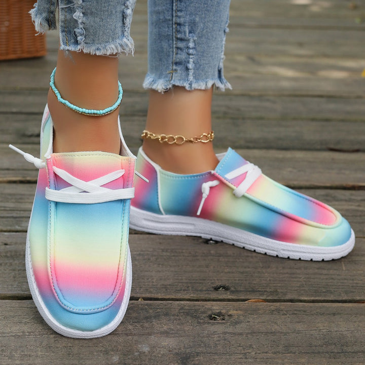 Dame Sports Slip-On Sneakers med moderne farvegradient Stilla