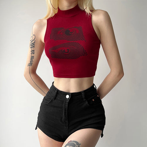Dame Sporty Crop-Top Skovae
