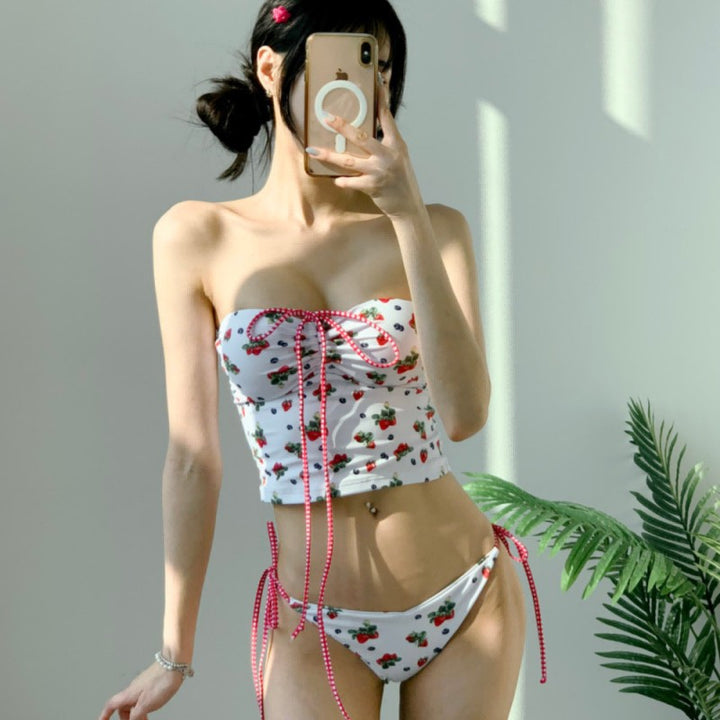 Femme Kirschmuster Bandeau Bikini Sæt Stilla