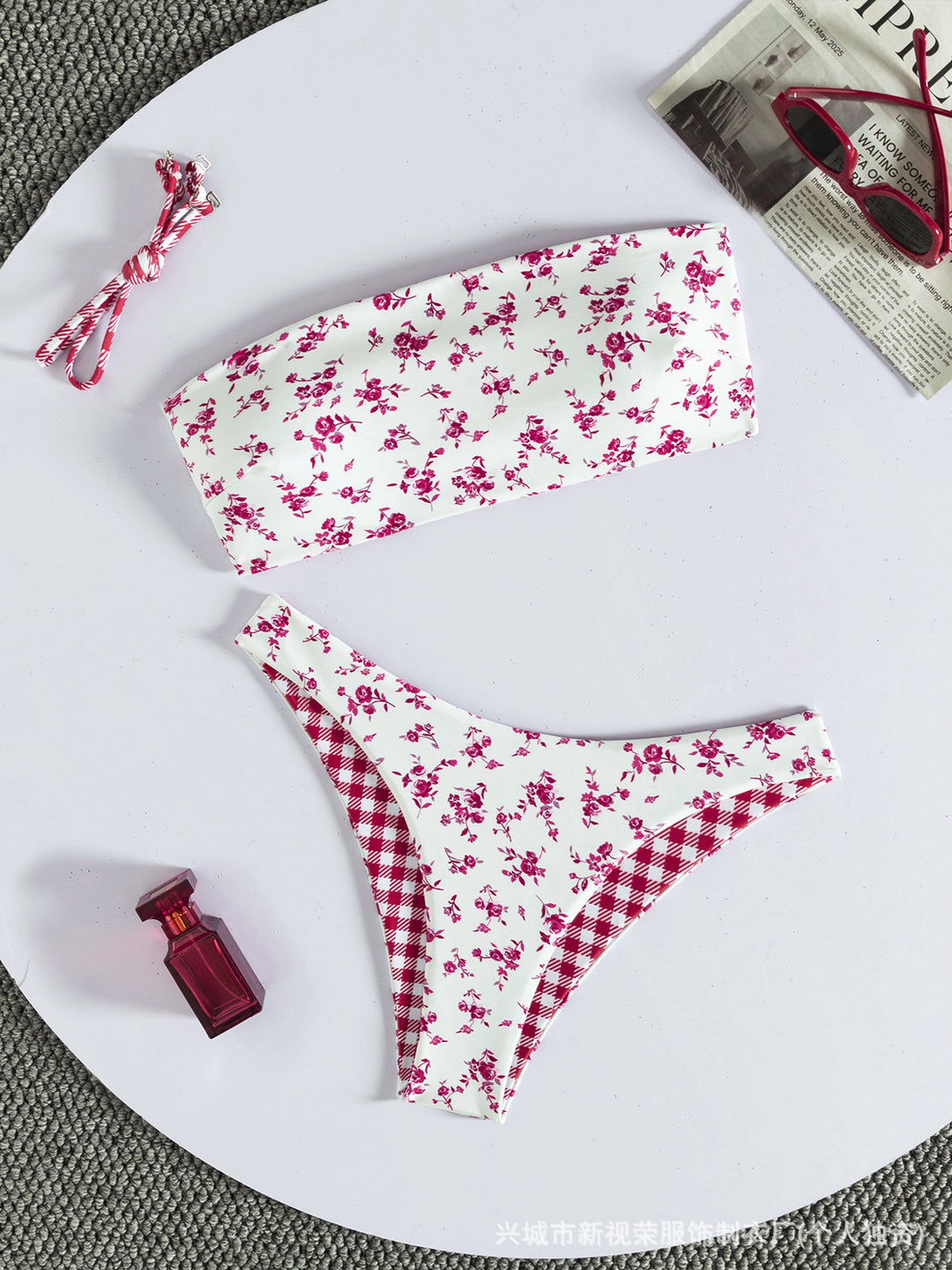Dame bandeau-bikini Skovae