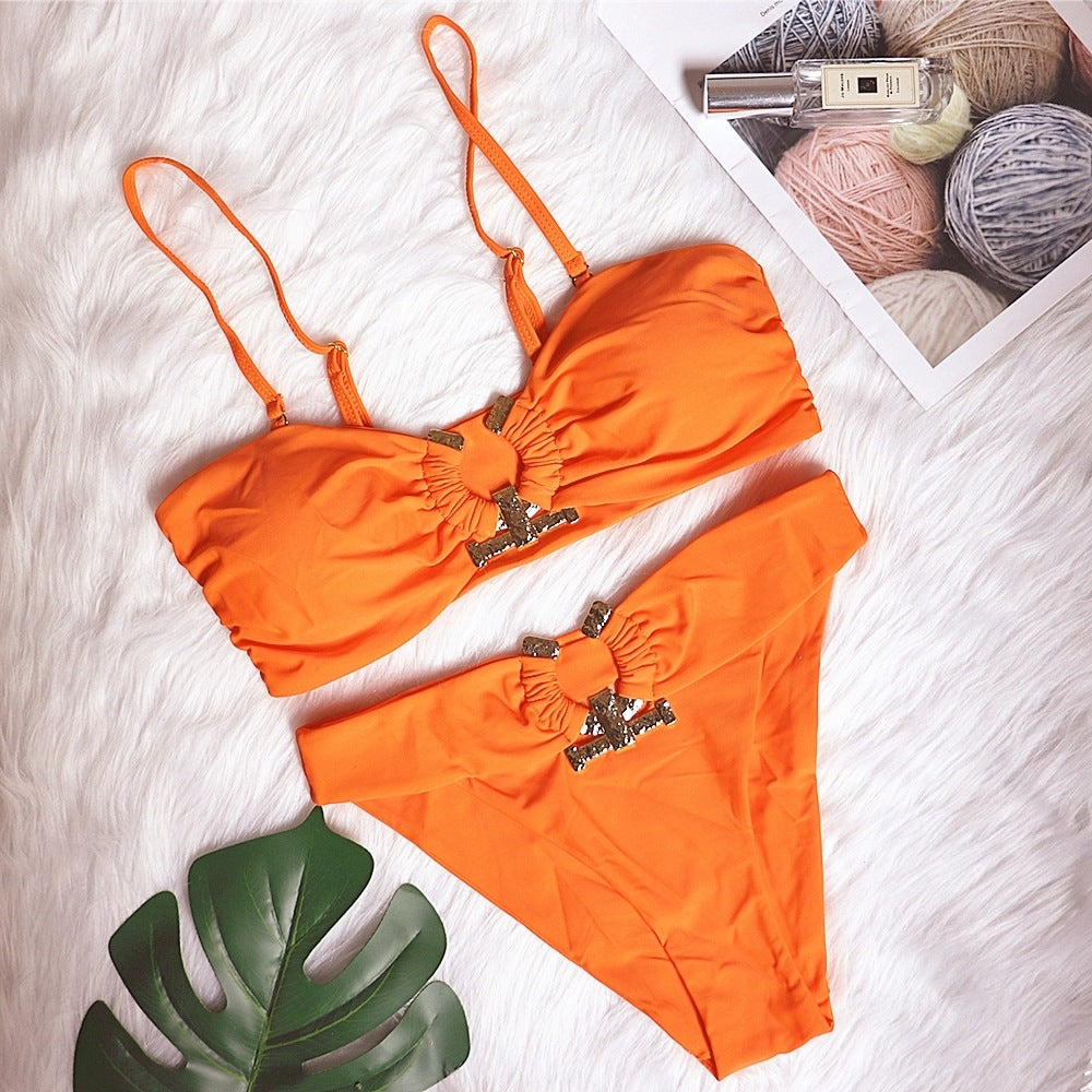 Dame Dyr motiv Bikini Sæt Stilla