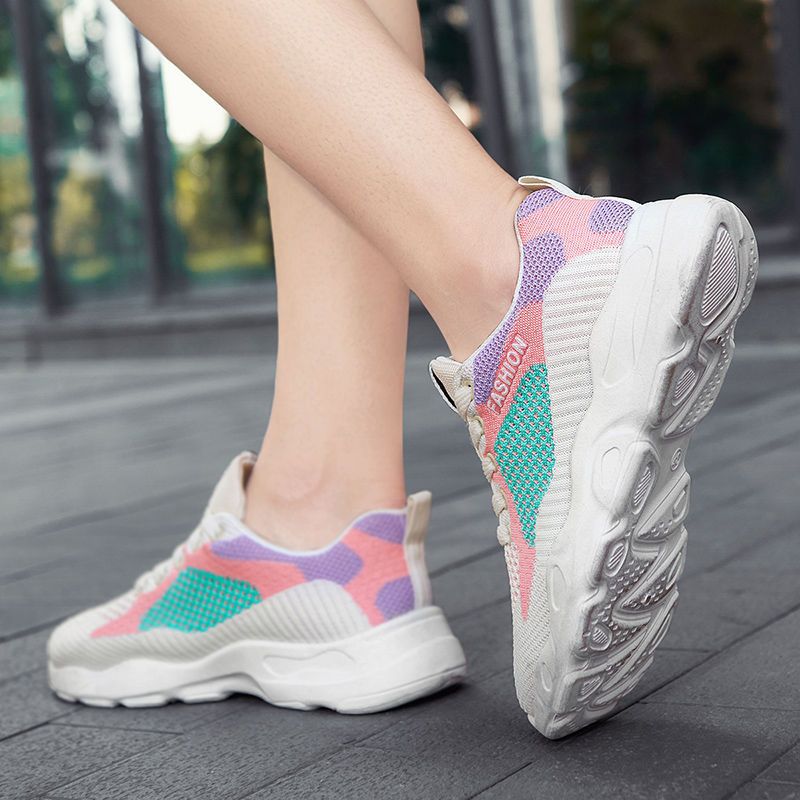 Dame Sporty Fritids-Sneakers med let dæmpning Stilla