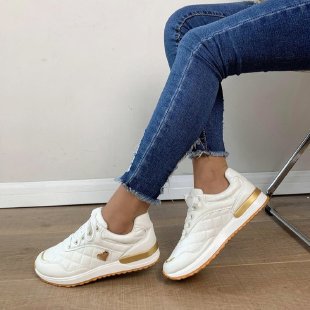 Dame Sporty Sneakers med elegant design og komfort Stilla