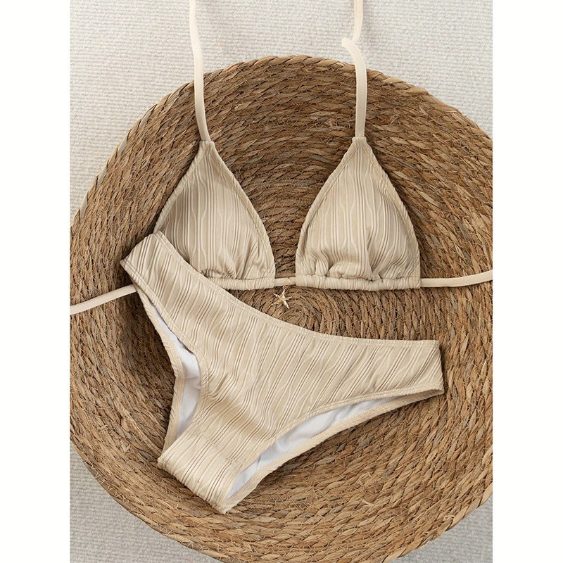 Dame minimalistisk bikinitop og slip Skovae