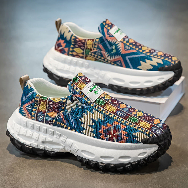 Dame Etnisk Inspirerede Slip-On Sneakers Stilla