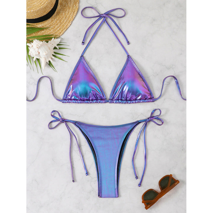 Dame Bikini-sæt med sexet triangel-design og justerbare stropper Stilla