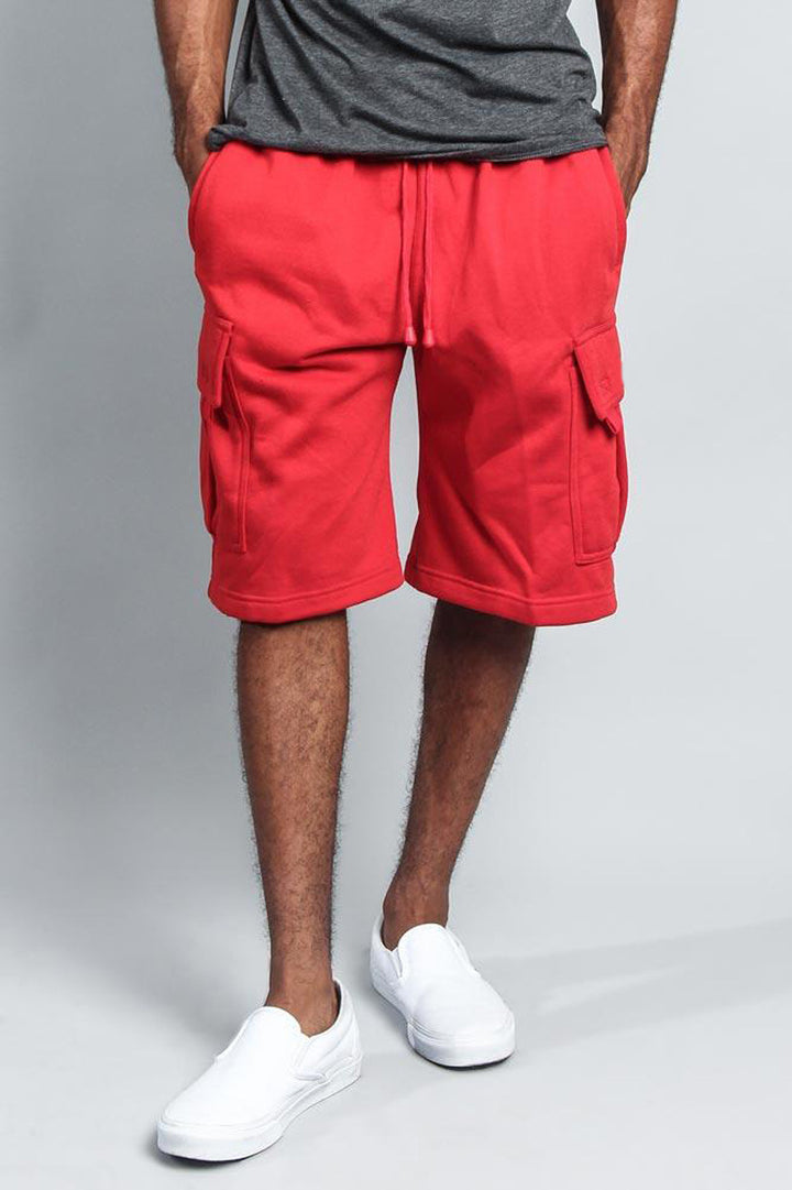 Herren cargo-shorts i åndbart materiale med praktiske lommer Stilla