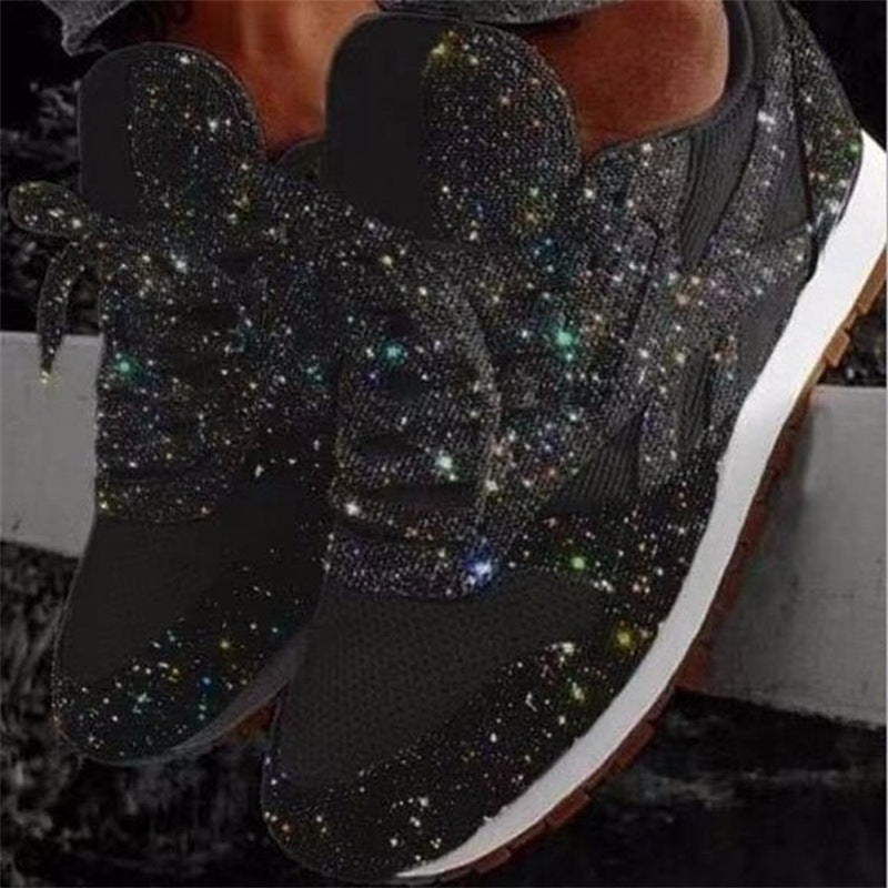 Damer Glitrende Sneakers med åndbart mesh-overmateriale Stilla