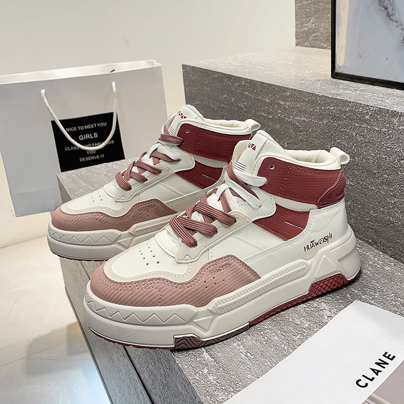 Damer Kvalitets Sneakers i sporty High-Top stil med åndbar overfladestruktur Stilla