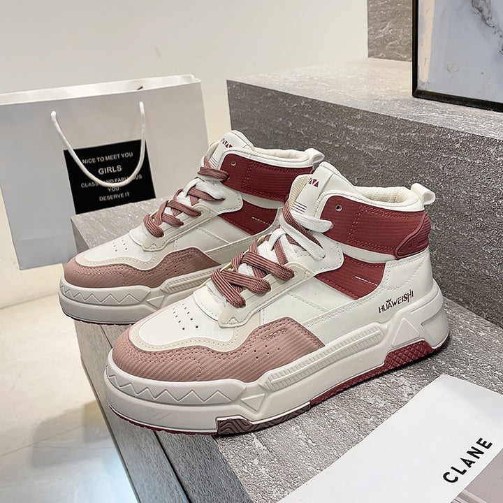 Damer Kvalitets Sneakers i sporty High-Top stil med åndbar overfladestruktur Stilla