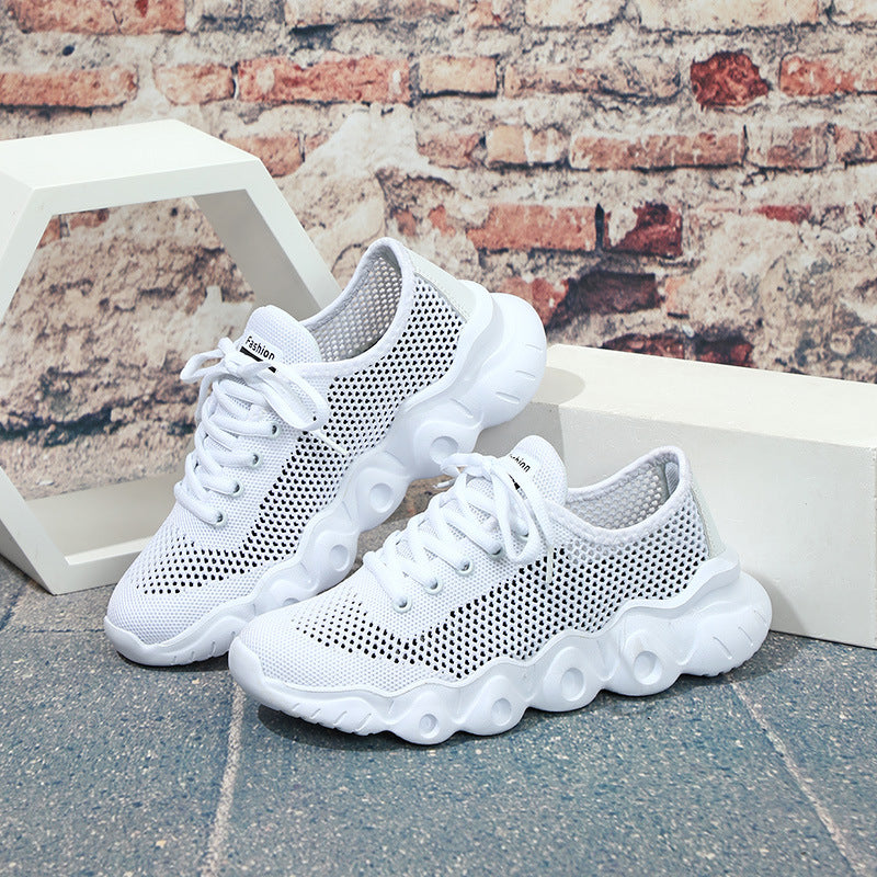 Dame Åndbar Mesh-sneaker med fleksibel sål og skridsikkert profil Stilla