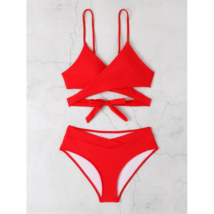 Dame Kryds-Design Bikini-Sæt med justerbare stropper og høj talje Stilla