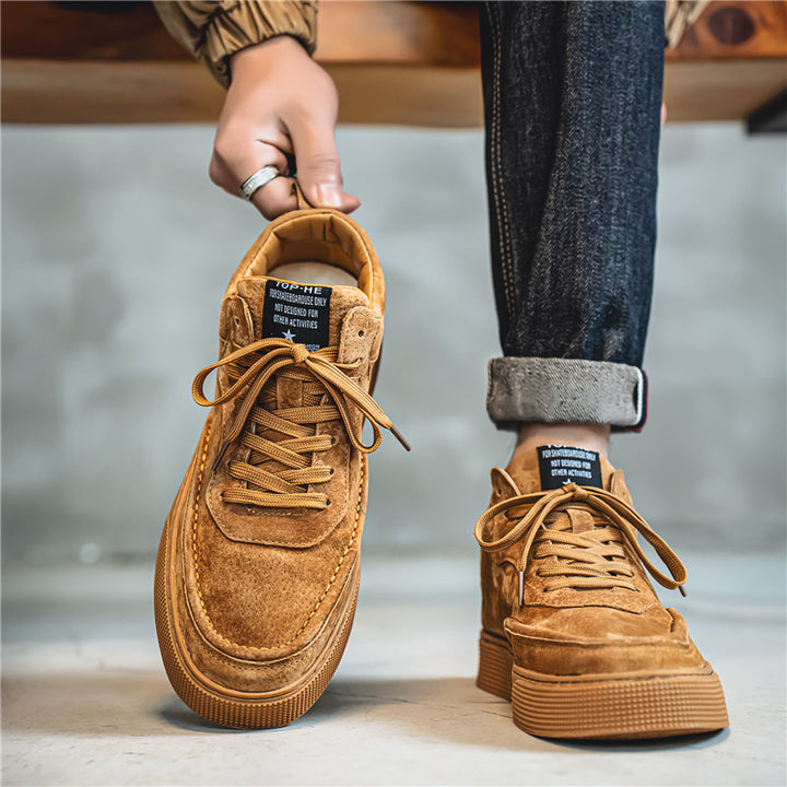 Femme Sålæder Fritids Sneaker Stilla