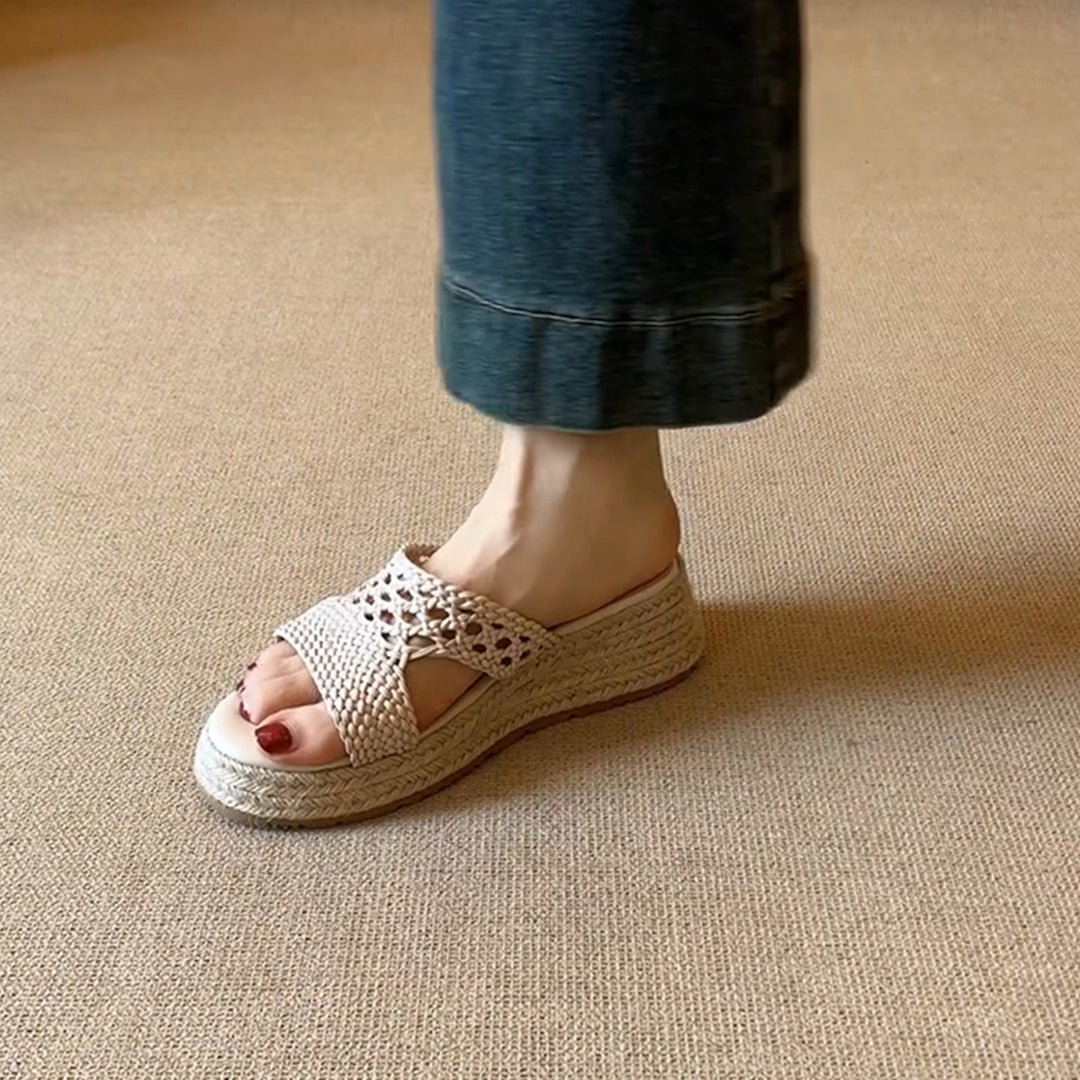 Dame Stilfulde Vevet Espadrille Sko Stilla