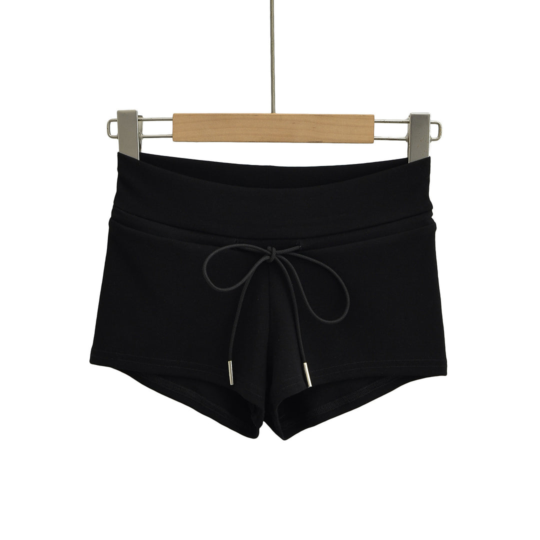Dame Sporty Shorts med justerbar snor og høj talje Stilla
