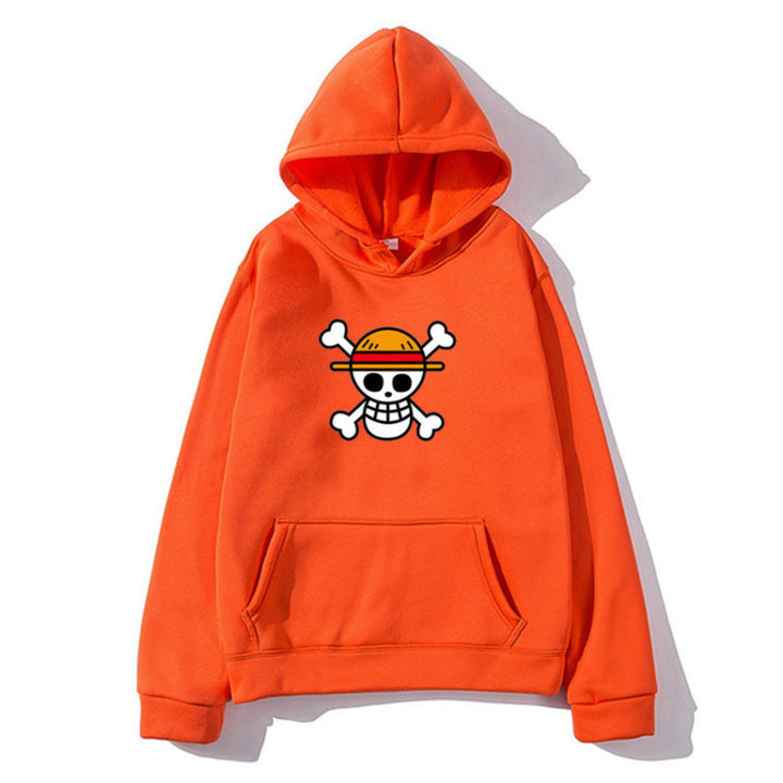 Dame hoodie med kreativ piratdesign og behagelig pasform Skovae