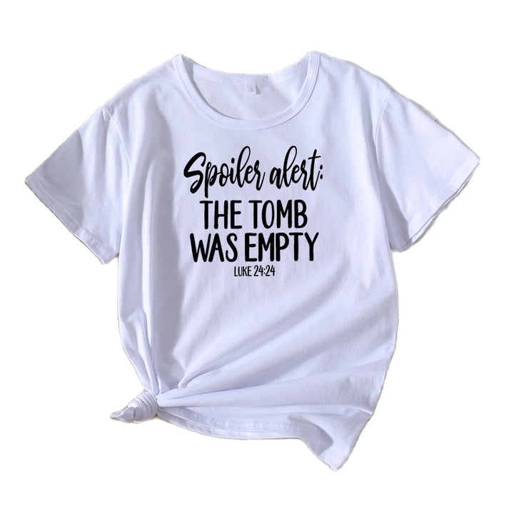 Dame Grafisk Korte Ærmer T-Shirt Stilla