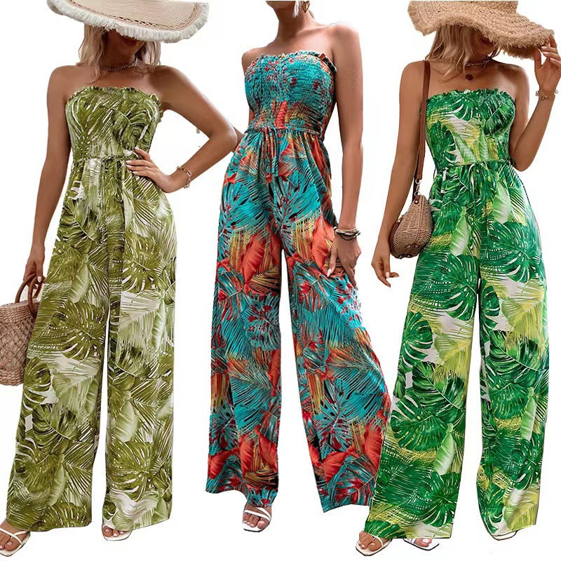 Dame Strapless Floral Bred Ben Jumpsuit Stilla