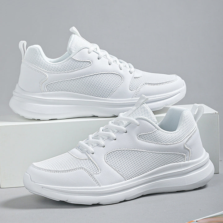 Damer nan åndbar net-sneaker med støddæmpende let sål og polstret hælkant Skovae