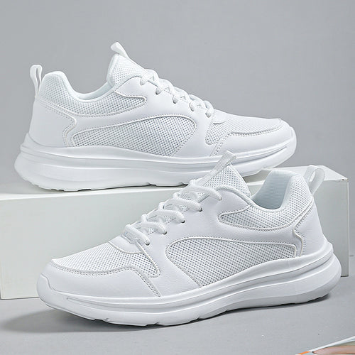 Damer nan åndbar net-sneaker med støddæmpende let sål og polstret hælkant Skovae