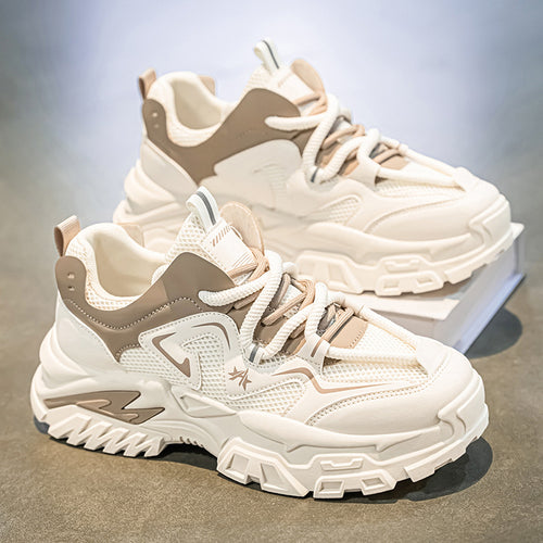 Femme Chunky Sål Sport Sneakers Stilla