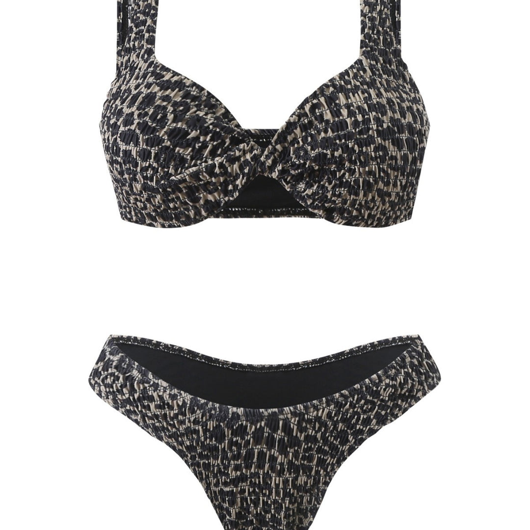 Dame Twist-Front Bikini-Sæt Stilla