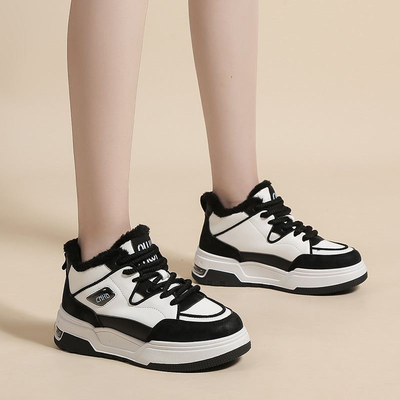 Dame High-Top Sneakers med varmt for og skridsikker sål Stilla