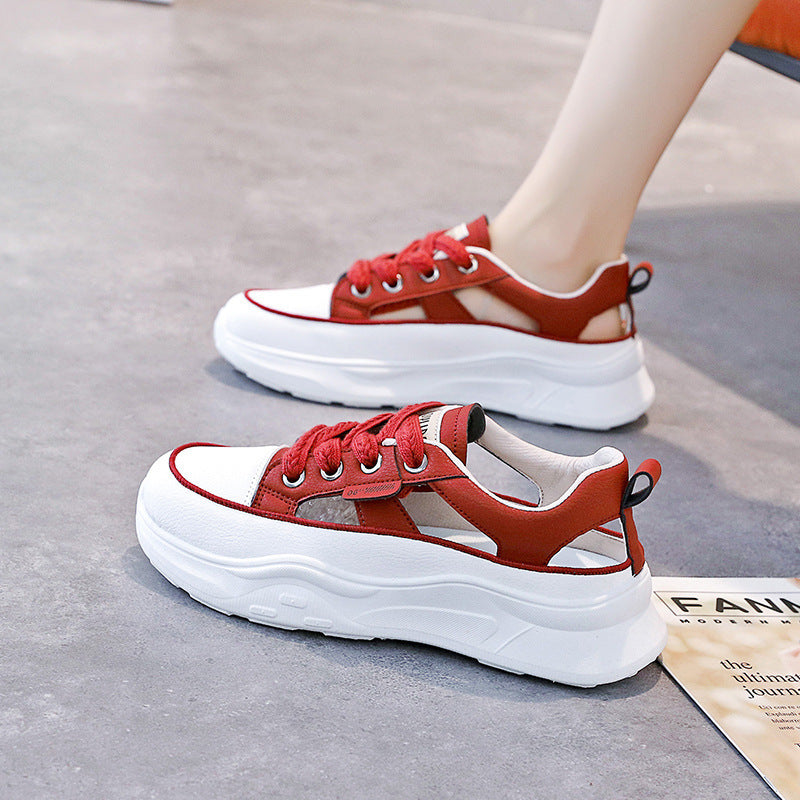 Dame Mode Sneakers med sporty design og dämpende sål Stilla