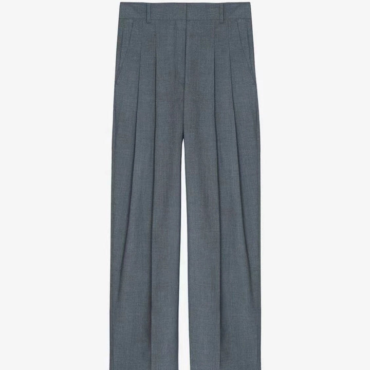 Dame elegant High-Waist plisserede bukser lavet af kvalitetsmateriale med behagelig pasform Stilla