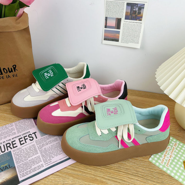 Dame Mode Sneakers med innovativt snørresystem og fleksibelt sålprofil Stilla