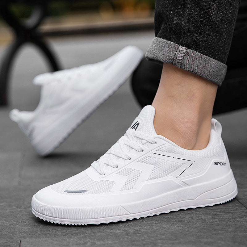 Unisex nan urbane åndbar mesh-sneakers med savtakket greb sål og polstret indgang Skovae