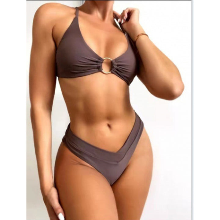 Damebikini med høj talje og elegant design Stilla