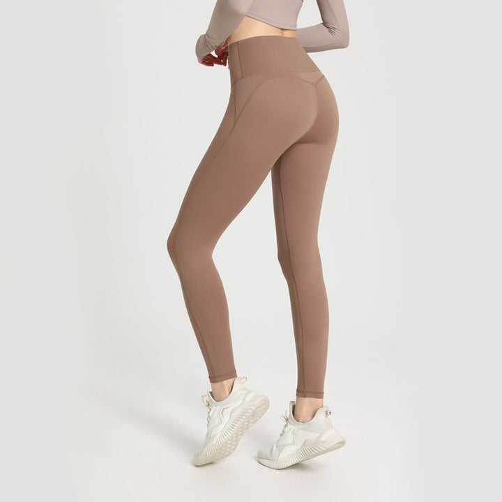 Dame Kvalitets Sportleggings med sculpting Effekt Stilla