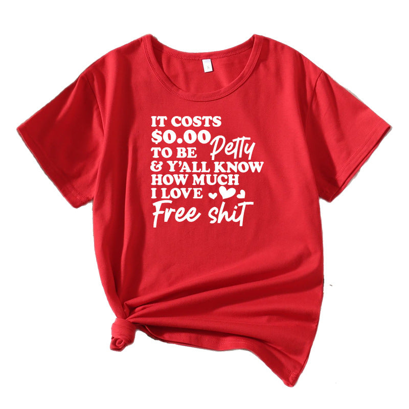Dame Fritid Sjov Slogan T-Shirt Stilla