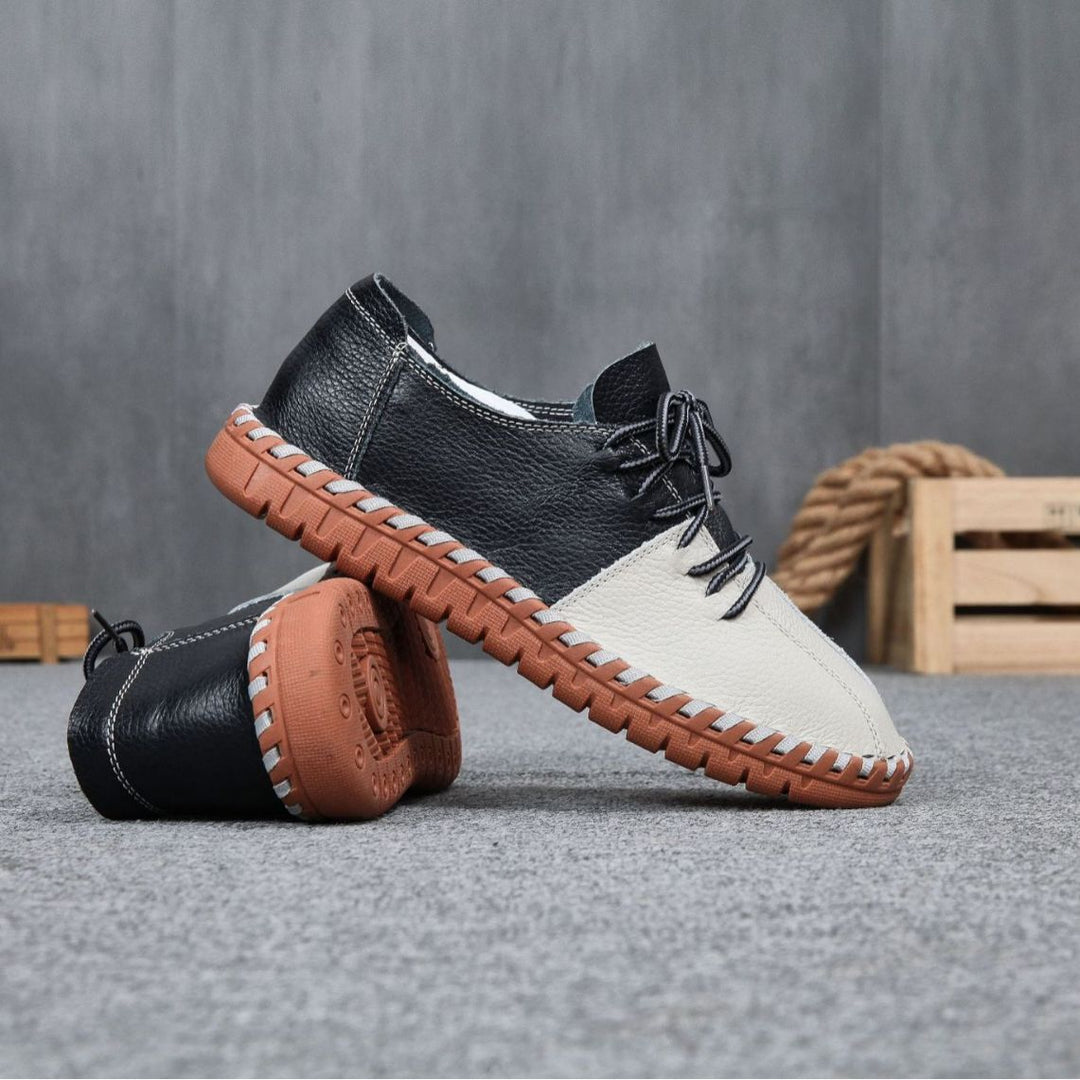 Femme Casual Læder Slipper Stilla