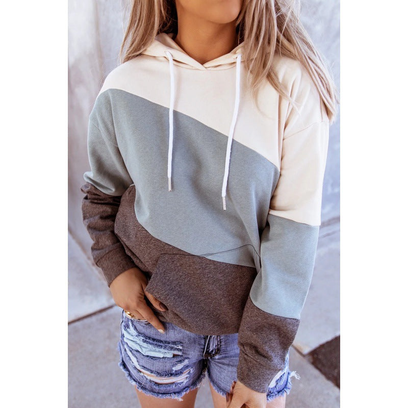 Stilla | Hoodie Afslappet Pasform Bomuldsblanding Lange Ærmer Tie Dye