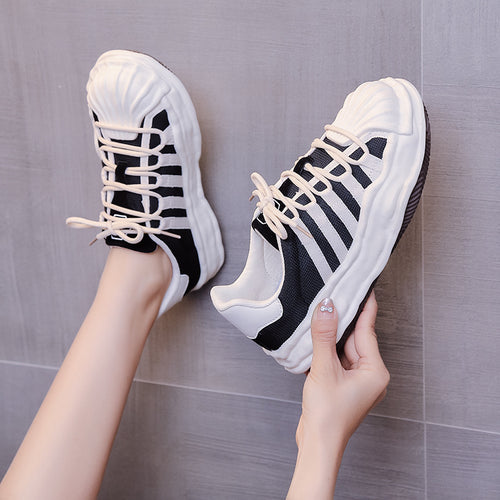 Dame Fritid Sneakers med innovativt, åndbart overdæk og skridsikker sål Stilla
