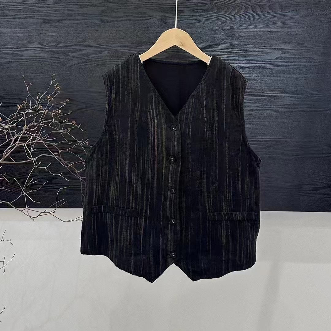 Femme Stilig Button-Up Vest Stilla