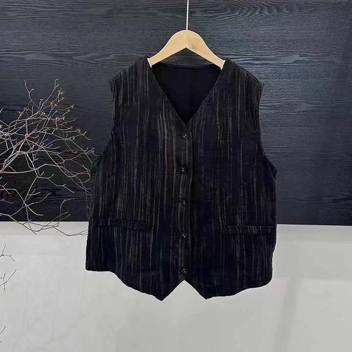 Femme Stilig Button-Up Vest Stilla