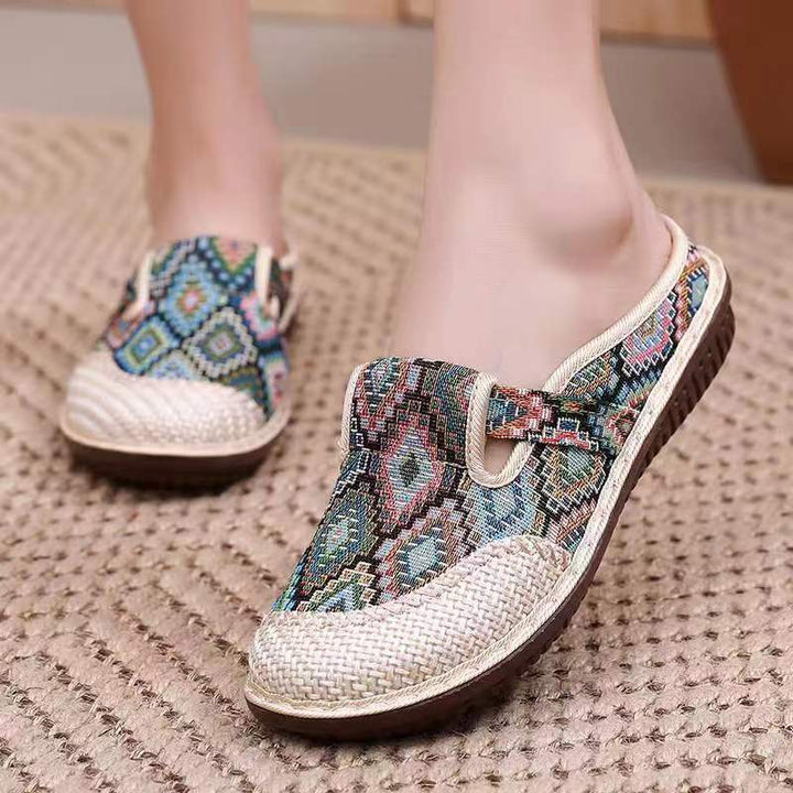 Femme Kunstnerisk Mønstret Slippers Stilla