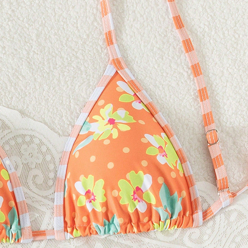 Dame blomsterprint bikini-sæt Stilla