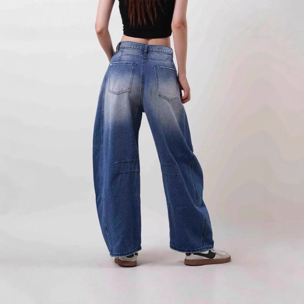 Dame løst snittet ødelagt jeans Skovae