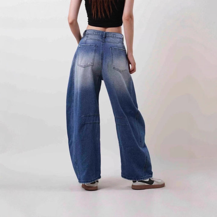 Dame løst snittet ødelagt jeans Skovae