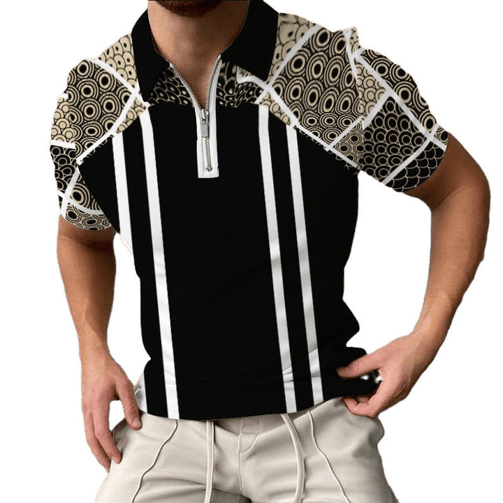 Stilfuldtternet Kortærmet Polo-Shirt til Herrer Stilla